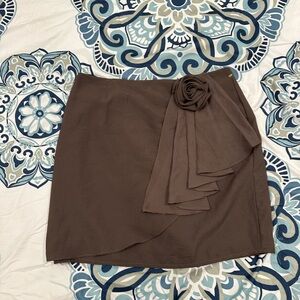 brown brand new skirt